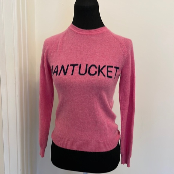Nantucket Pink Cashmere Sweater by Carolina Zapf. NWOT